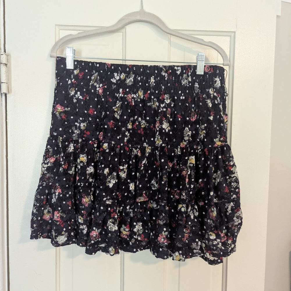 Vanity Navy Skirt